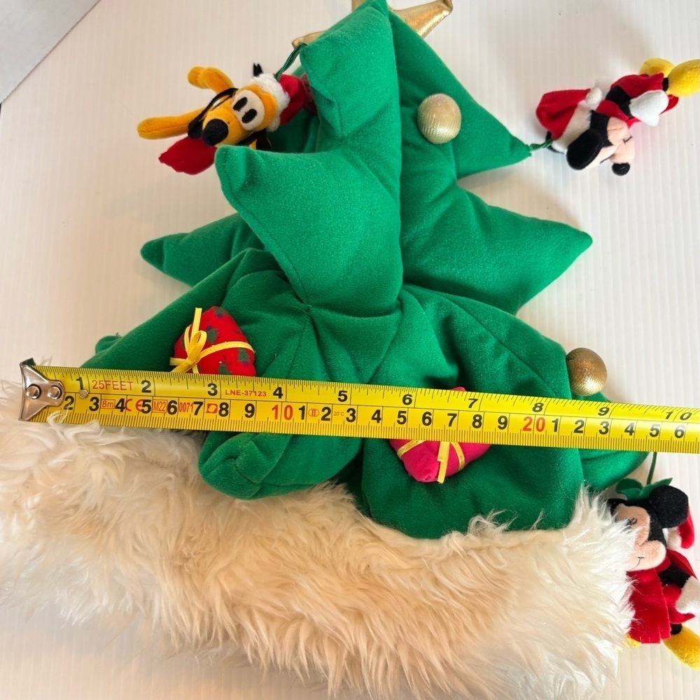 Vintage Rare Disney Disneyland Resort Green Christmas Tree Hat *missing Donald - Picture 14 of 16